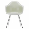 Eames Fiberglass Chair DAX Chroom Eetkamerstoelen