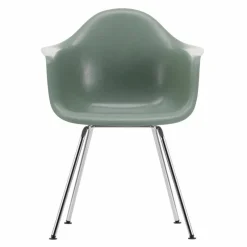 Eames Fiberglass Chair DAX Chroom Eetkamerstoelen