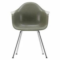 Eames Fiberglass Chair DAX Chroom Eetkamerstoelen