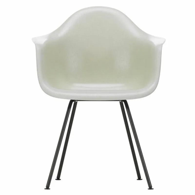 Eames Fiberglass Chair DAX Zwart Eetkamerstoelen