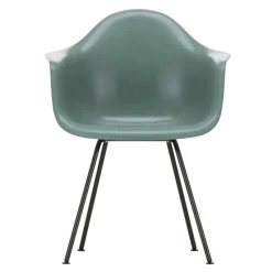 Eames Fiberglass Chair DAX Zwart Eetkamerstoelen