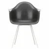Hot Eames Fiberglass Chair DAX Wit Eetkamerstoelen