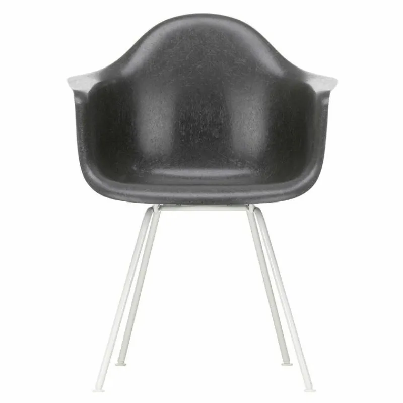 Hot Eames Fiberglass Chair DAX Wit Eetkamerstoelen