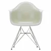Hot Eames Fiberglass Chair DAR Chroom Eetkamerstoelen