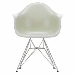 Hot Eames Fiberglass Chair DAR Chroom Eetkamerstoelen