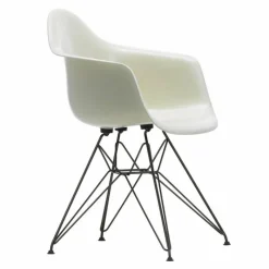 Eames Fiberglass Chair DAR Zwart Eetkamerstoelen