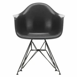 Eames Fiberglass Chair DAR Zwart Eetkamerstoelen