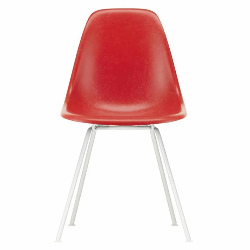 New Eames Fiberglass Chair DSX Wit Eetkamerstoelen