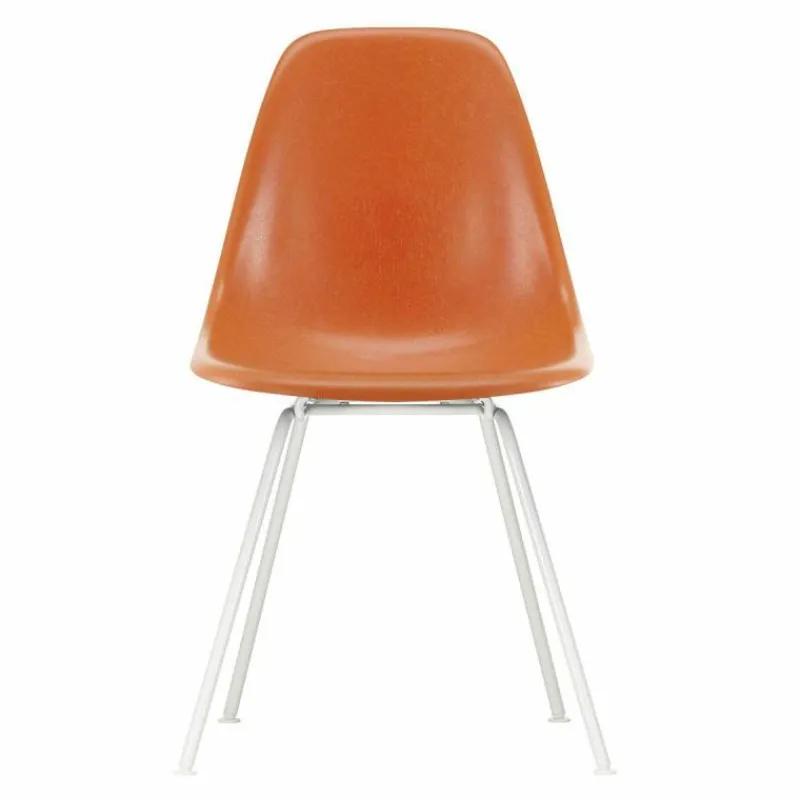 New Eames Fiberglass Chair DSX Wit Eetkamerstoelen