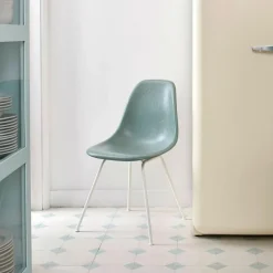 New Eames Fiberglass Chair DSX Wit Eetkamerstoelen