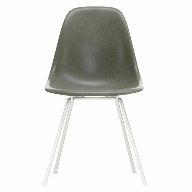New Eames Fiberglass Chair DSX Wit Eetkamerstoelen