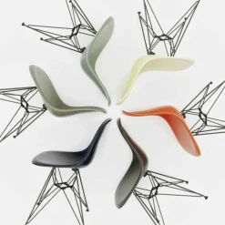 Online Eames Fiberglass Chair DSR Eetkamerstoelen