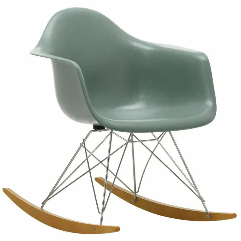 Eames Fiberglass Chair RAR Schommelstoel Schommelstoelen