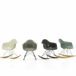 Eames Fiberglass Chair RAR Schommelstoel Schommelstoelen