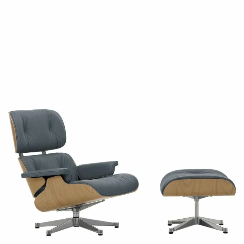 Outlet Eames Lounge Chair + Ottoman Leder Loungestoelen|Fauteuils
