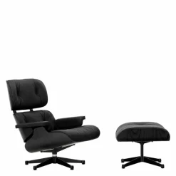 Outlet Eames Lounge Chair + Ottoman Leder Loungestoelen|Fauteuils