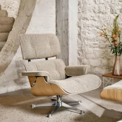 Sale Eames Lounge Chair + Ottoman Stof Fauteuils
