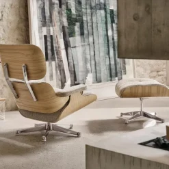 Sale Eames Lounge Chair + Ottoman Stof Fauteuils