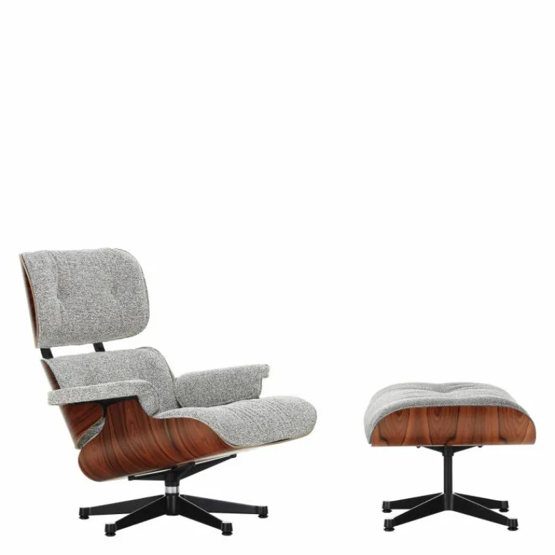 Sale Eames Lounge Chair + Ottoman Stof Fauteuils