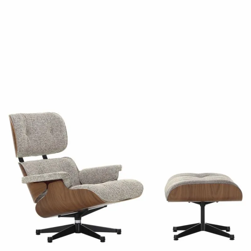 Sale Eames Lounge Chair + Ottoman Stof Fauteuils