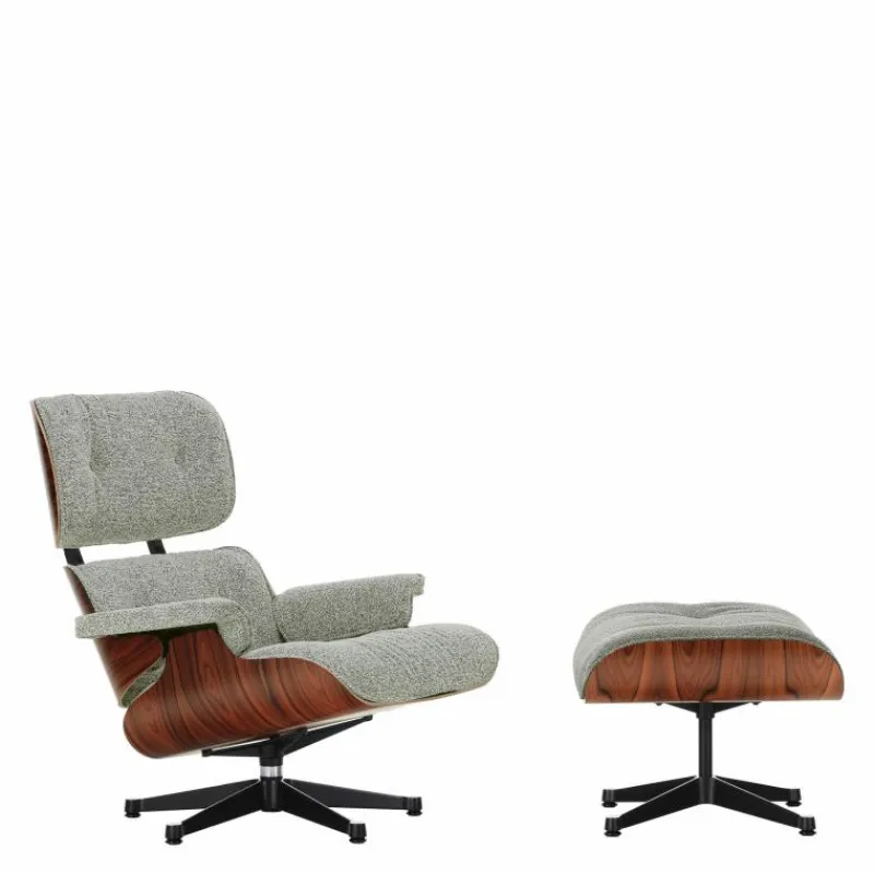 Sale Eames Lounge Chair + Ottoman Stof Fauteuils