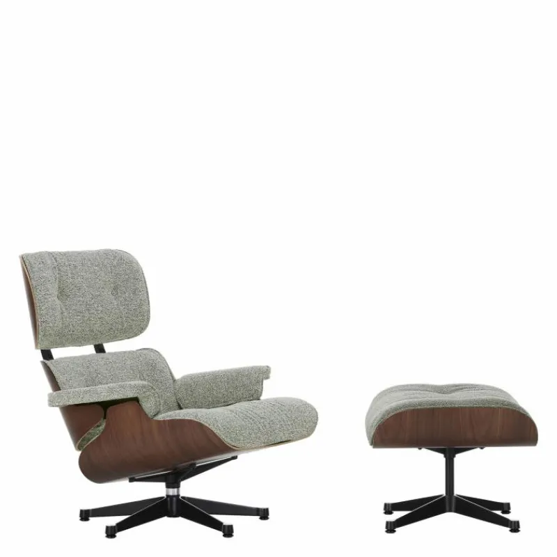 Sale Eames Lounge Chair + Ottoman Stof Fauteuils