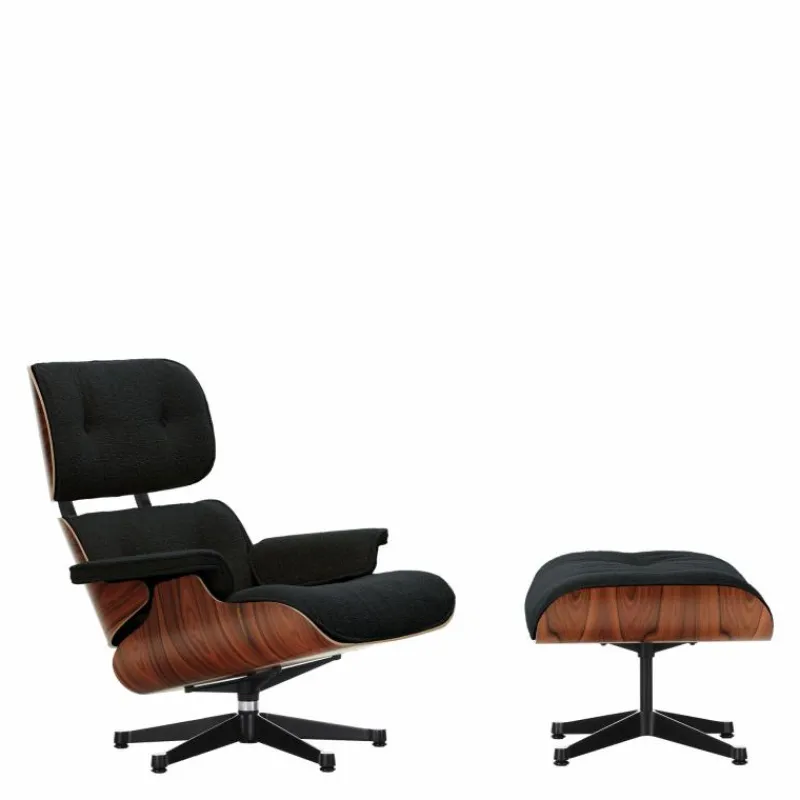 Sale Eames Lounge Chair + Ottoman Stof Fauteuils