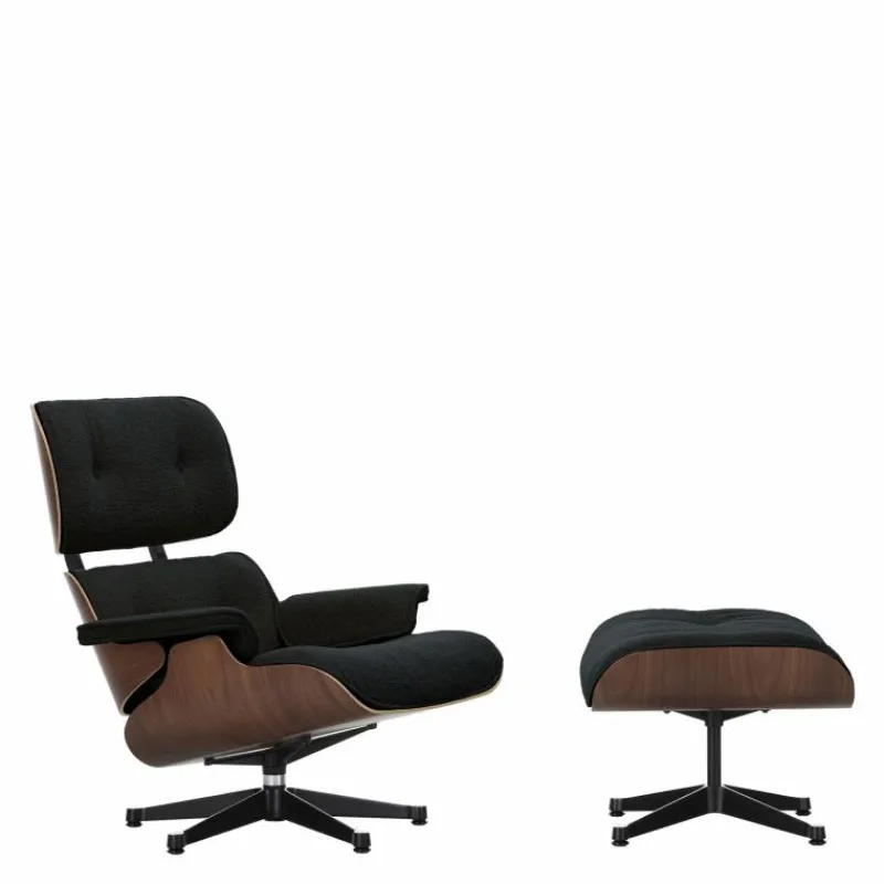 Sale Eames Lounge Chair + Ottoman Stof Fauteuils
