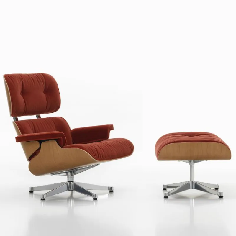 Sale Eames Lounge Chair + Ottoman Stof Fauteuils