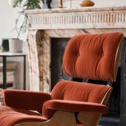 Sale Eames Lounge Chair + Ottoman Stof Fauteuils