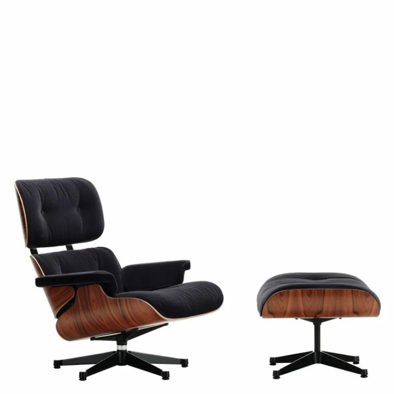 Sale Eames Lounge Chair + Ottoman Stof Fauteuils