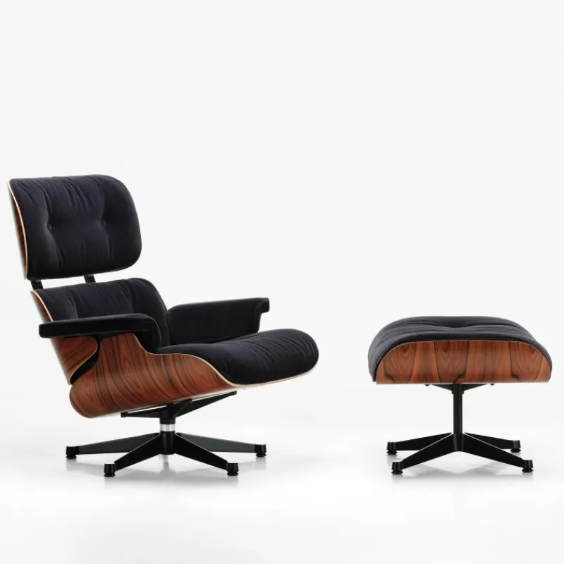 Sale Eames Lounge Chair + Ottoman Stof Fauteuils