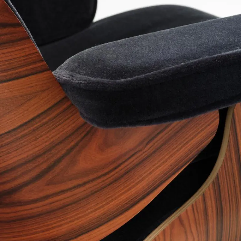 Sale Eames Lounge Chair + Ottoman Stof Fauteuils