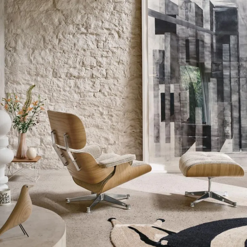 New Eames Lounge Chair Stof Loungestoelen|Fauteuils
