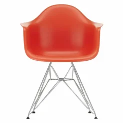 New Eames Plastic Chair DAR Chroom Onderstel Eetkamerstoelen