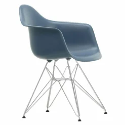 New Eames Plastic Chair DAR Chroom Onderstel Eetkamerstoelen