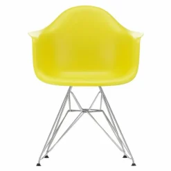 New Eames Plastic Chair DAR Chroom Onderstel Eetkamerstoelen