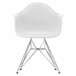 New Eames Plastic Chair DAR Chroom Onderstel Eetkamerstoelen