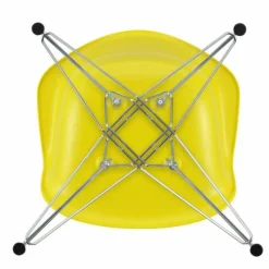 New Eames Plastic Chair DAR Chroom Onderstel Eetkamerstoelen