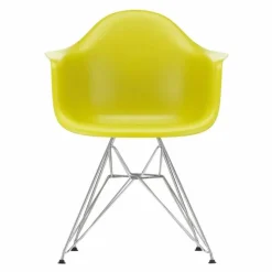 New Eames Plastic Chair DAR Chroom Onderstel Eetkamerstoelen