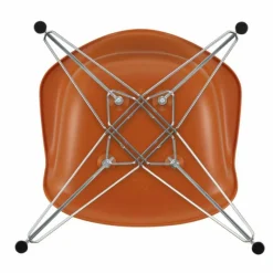 New Eames Plastic Chair DAR Chroom Onderstel Eetkamerstoelen