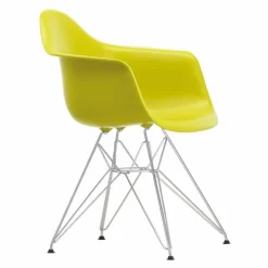 New Eames Plastic Chair DAR Chroom Onderstel Eetkamerstoelen