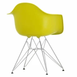 New Eames Plastic Chair DAR Chroom Onderstel Eetkamerstoelen