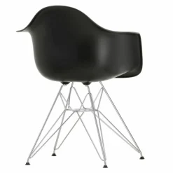 New Eames Plastic Chair DAR Chroom Onderstel Eetkamerstoelen