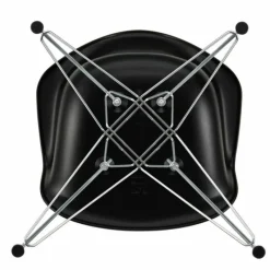 New Eames Plastic Chair DAR Chroom Onderstel Eetkamerstoelen