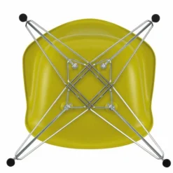 New Eames Plastic Chair DAR Chroom Onderstel Eetkamerstoelen