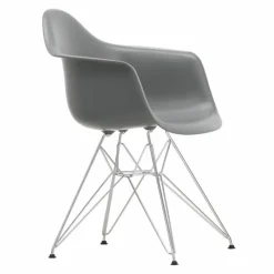 New Eames Plastic Chair DAR Chroom Onderstel Eetkamerstoelen