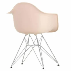 New Eames Plastic Chair DAR Chroom Onderstel Eetkamerstoelen