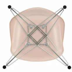 New Eames Plastic Chair DAR Chroom Onderstel Eetkamerstoelen