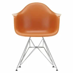 New Eames Plastic Chair DAR Chroom Onderstel Eetkamerstoelen